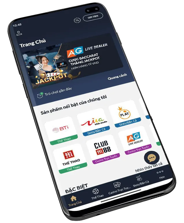 Giao diện cá cược trực tiếp với tỷ lệ cược động